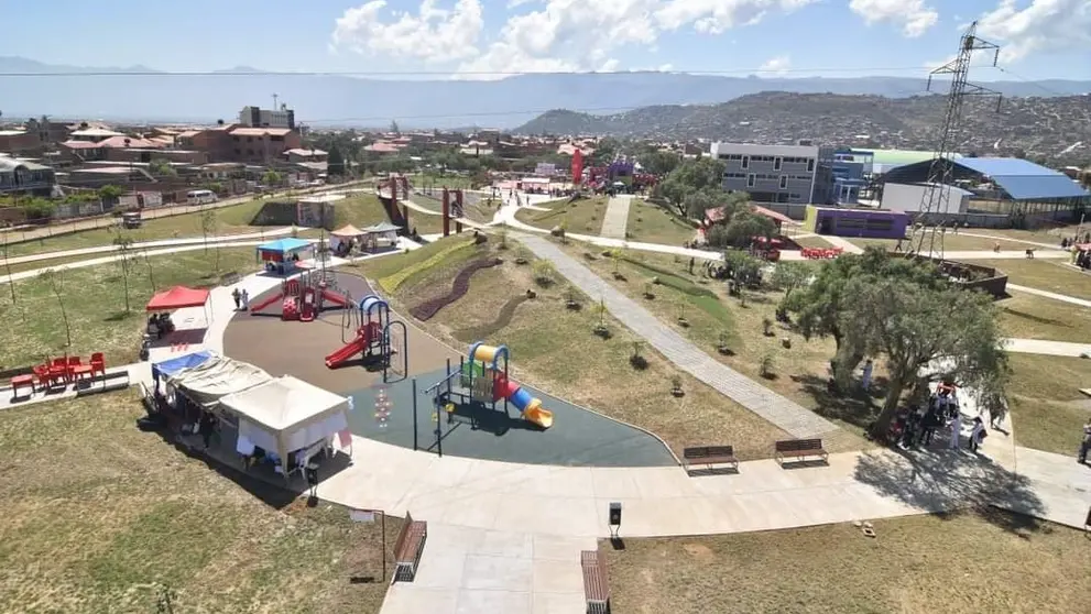 El Parque de la Integraci&oacute;n, el 12 de abril. NO&Eacute; PORTUGAL