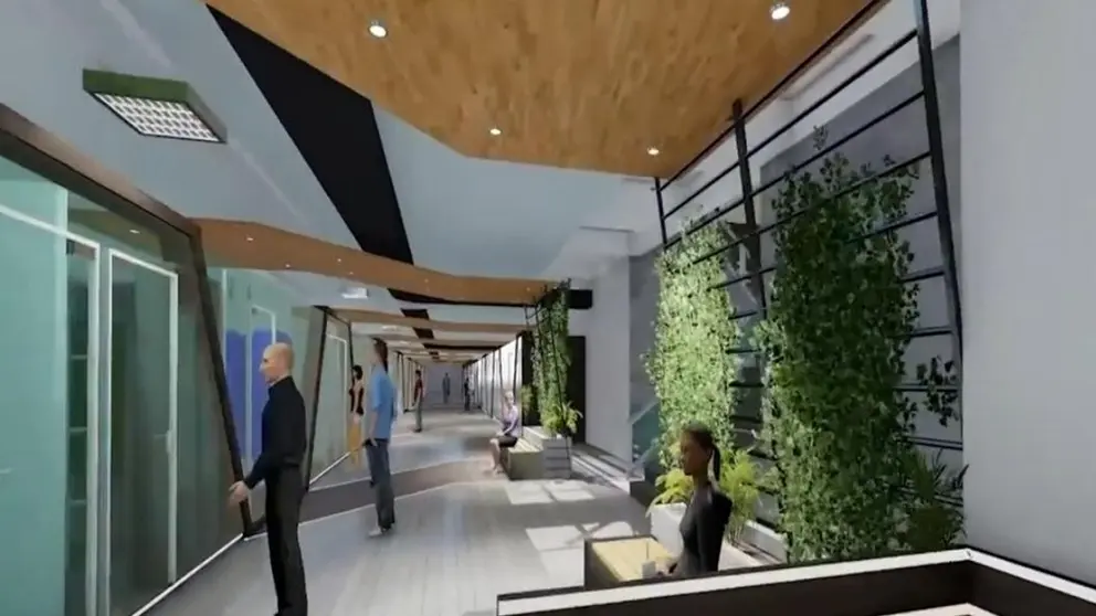 Imagen del proyecto de la galer&iacute;a soterrada para comerciantes del Correo. DICO SOL&Iacute;S
