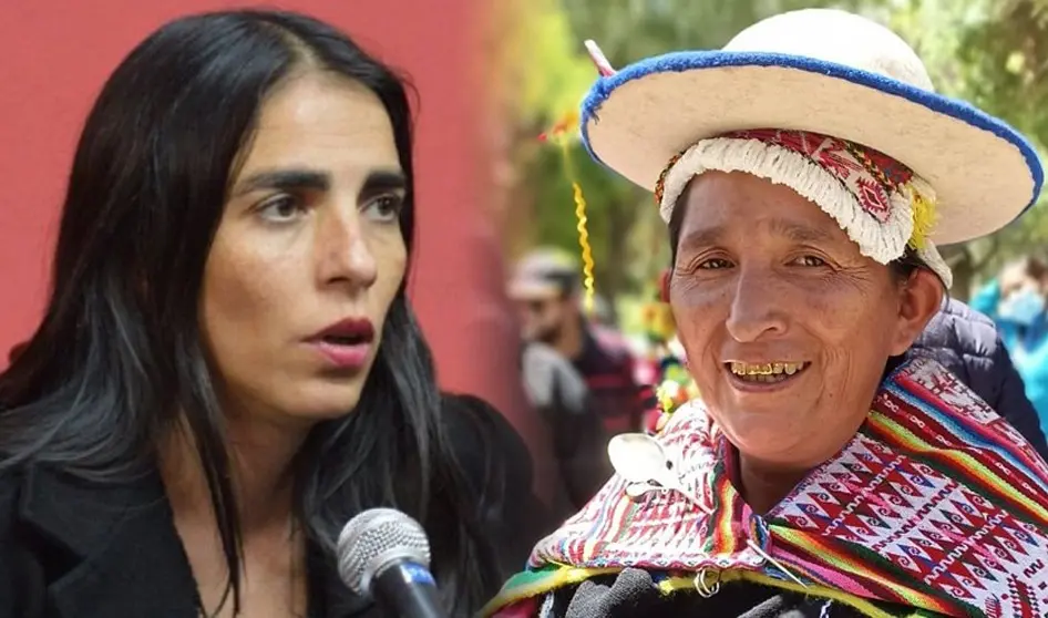 Del lado izquierdo, Gabriela Monta&ntilde;o. Del derecho, la exdiputada Lidia Patty. OPINI&Oacute;N