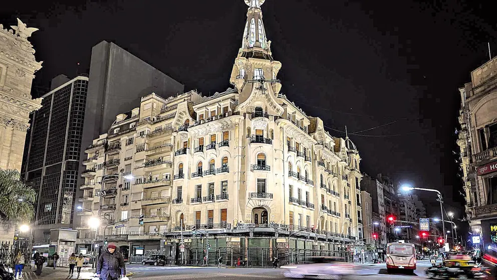 Vista de la Confitería Del Molino, el 3 de julio de 2022 en Buenos Aires.      