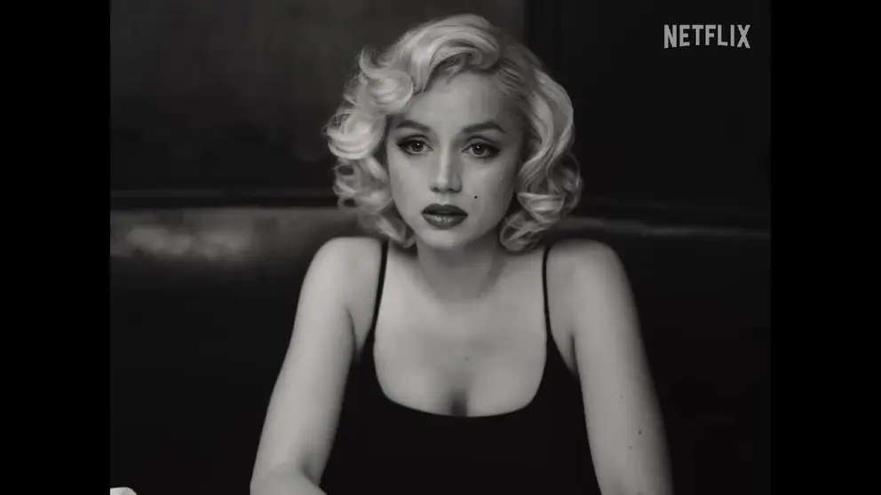 Ana de Armas como Marilyn Monroe en "Blonde".     NETFLIX
