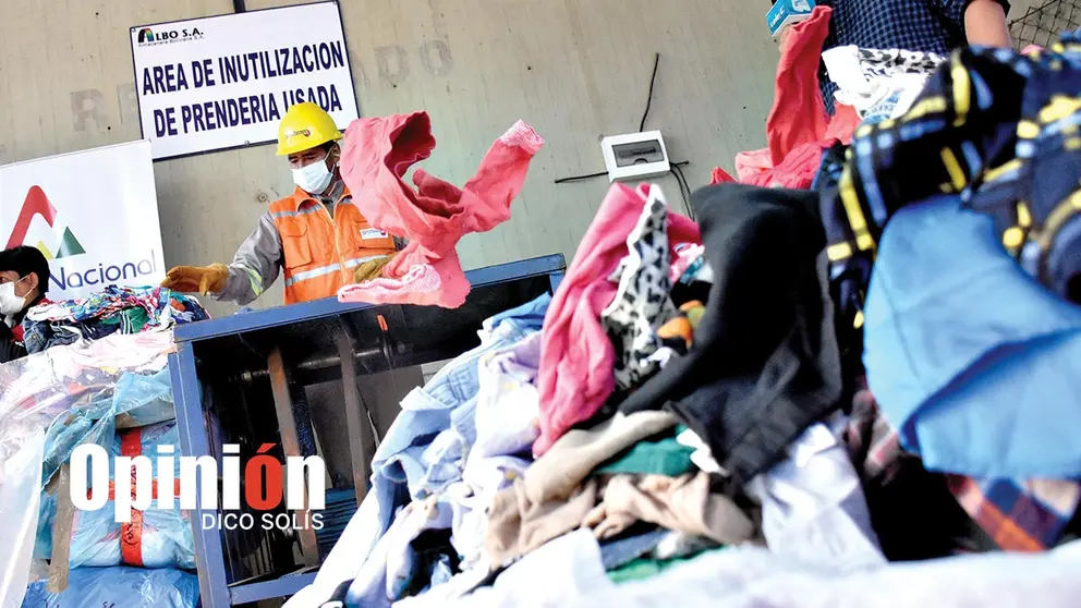 La prender&iacute;a a medio uso. DICO SOL&Iacute;S