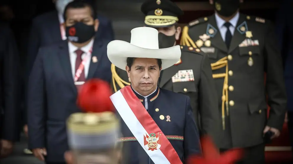 El presidente de Perú, Pedro Castillo, en una fotografía de archivo. EFE
