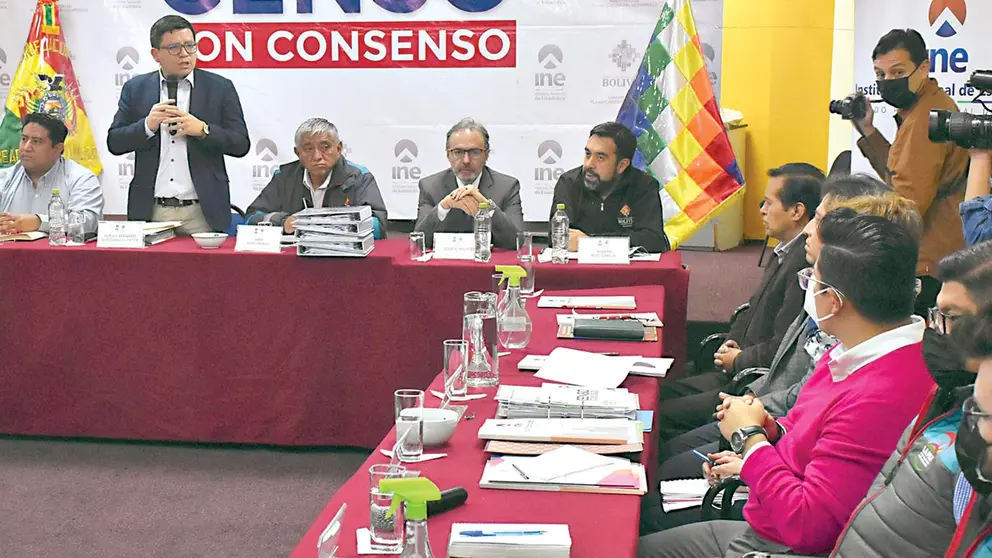 Reuni&oacute;n t&eacute;cnica sobre el Censo en La Paz. APG