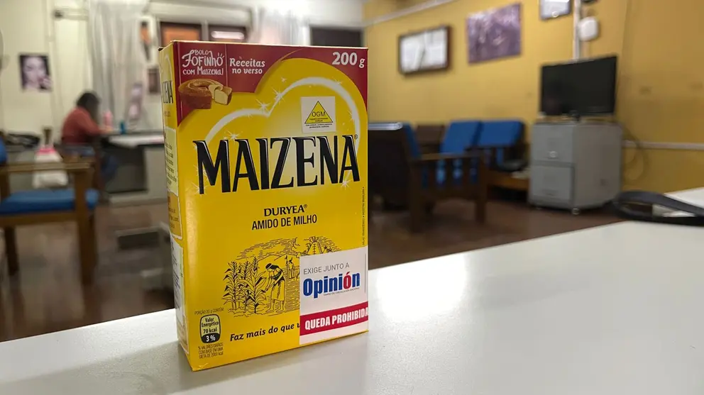 Reclame su art&iacute;culo de maizena junto a la edici&oacute;n impresa de OPINI&Oacute;N. ARCHIVO