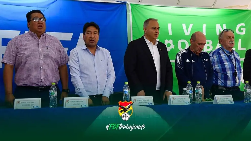 FBF presenta proyecto "Desarrollo de talentos". Federaci&oacute;n Boliviana de F&uacute;tbol.