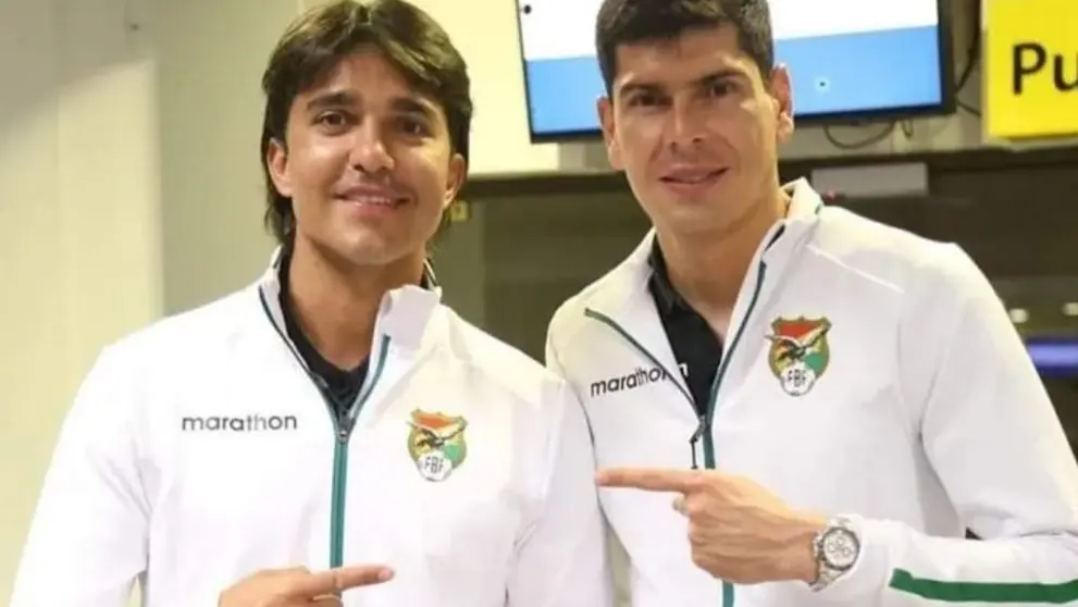 Marcelo Martins y Carlos Lampe. ABC F&uacute;tbol.