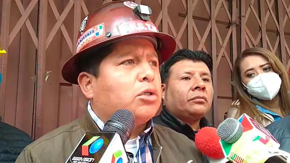 Huarachi en declaraciones a los medios./ CAPTURA VIDEO