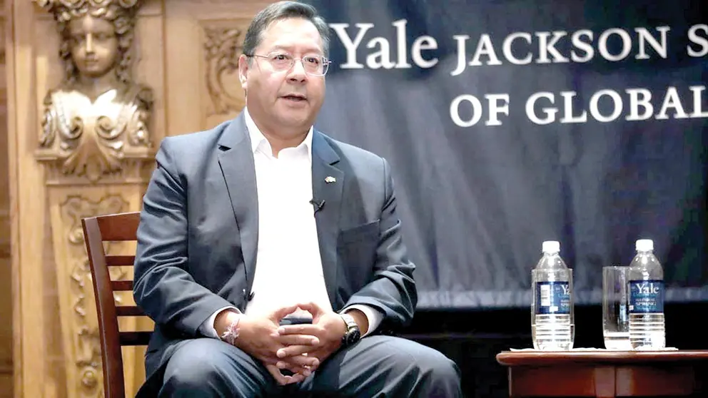 El presidente de Bolivia, Luis Arce Catacora. ABI