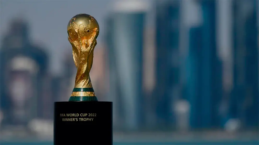 Copa mundial de f&uacute;tbol.