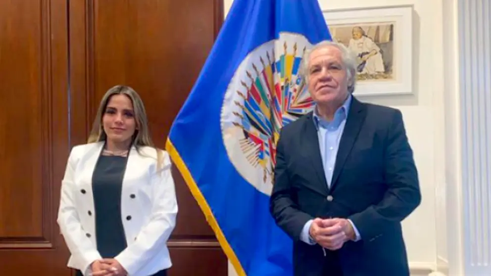 Luis Almagro se reunió con Carolina Ribera. OXIGENO.BO