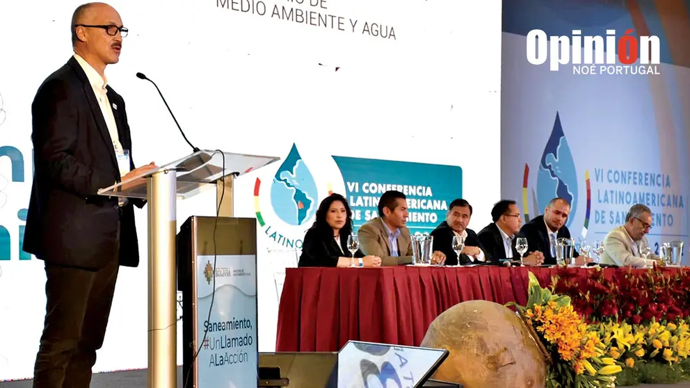 El acto de inauguraci&oacute;n del Latinosan 2022, este 12 de octubre en el hotel Regina de Tiquipaya. NO&Eacute; PORTUGAL