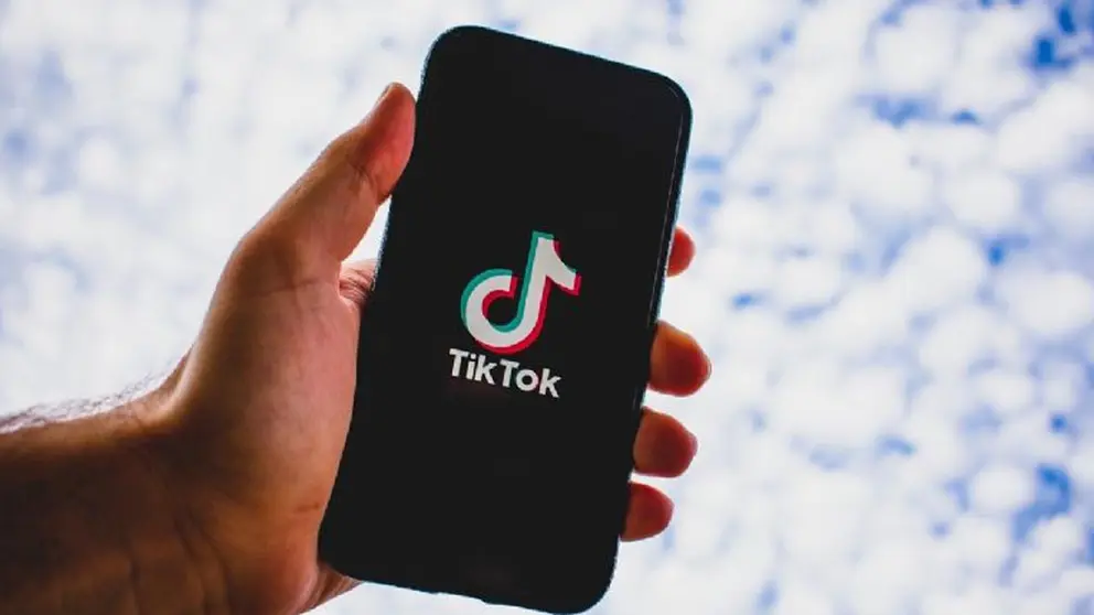 Fotograf&iacute;a referencial de un celular con TikTok./ EFE