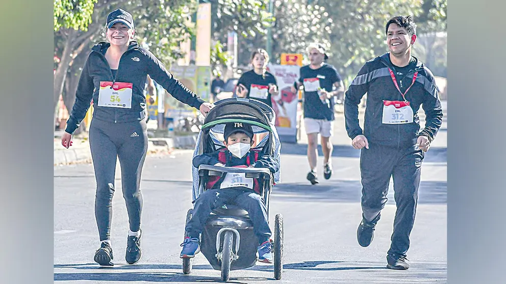 Una imagen de una carrera solidaria anterior. CORTES&Iacute;A