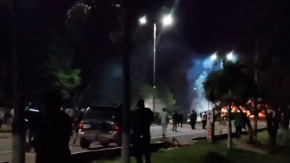 Conflictos por la realizaci&oacute;n del censo en 2023 en el muniicpio de La Guardia, Santa Cruz. CAPTURA LA GUARDIA COMUNICA