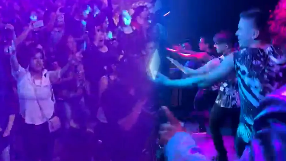 El nuevo grupo de baile masculino de la agrupaci&oacute;n Maroyu de de Ra&uacute;l Yucra, durante su presentaci&oacute;n. RRSS