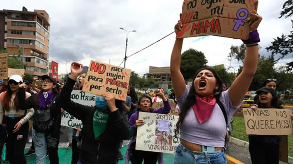 Sobre violencia en Ecuador. EFE