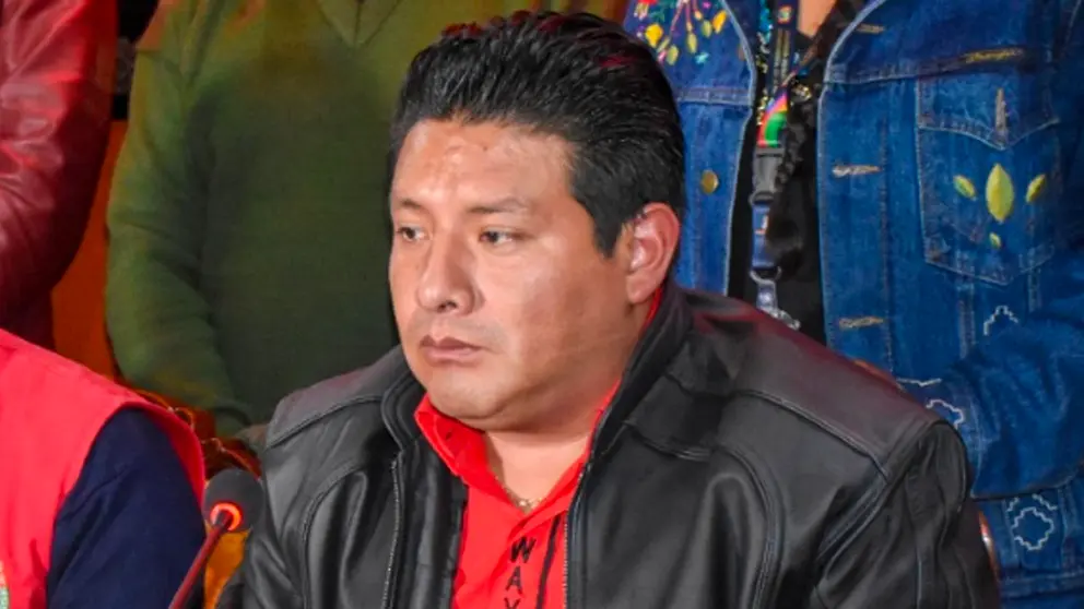 El gobernador de La Paz, Santos Quispe, en una foto de archivo./ URGENTE.BO