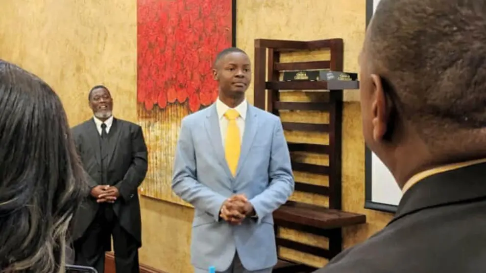Jaylen Smith, alcalde electo de Earle, Arkansas./ RRSS