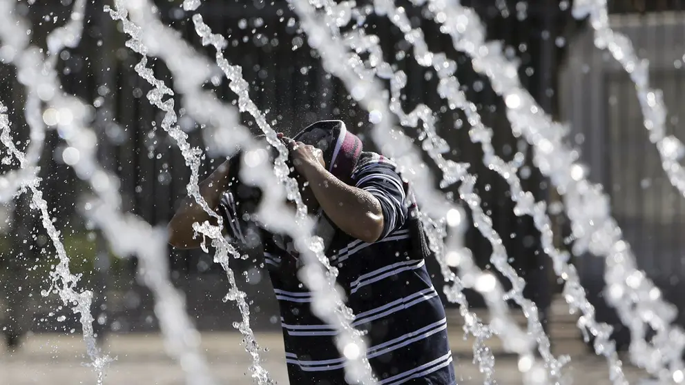 Sobre calor en Chile. EFE