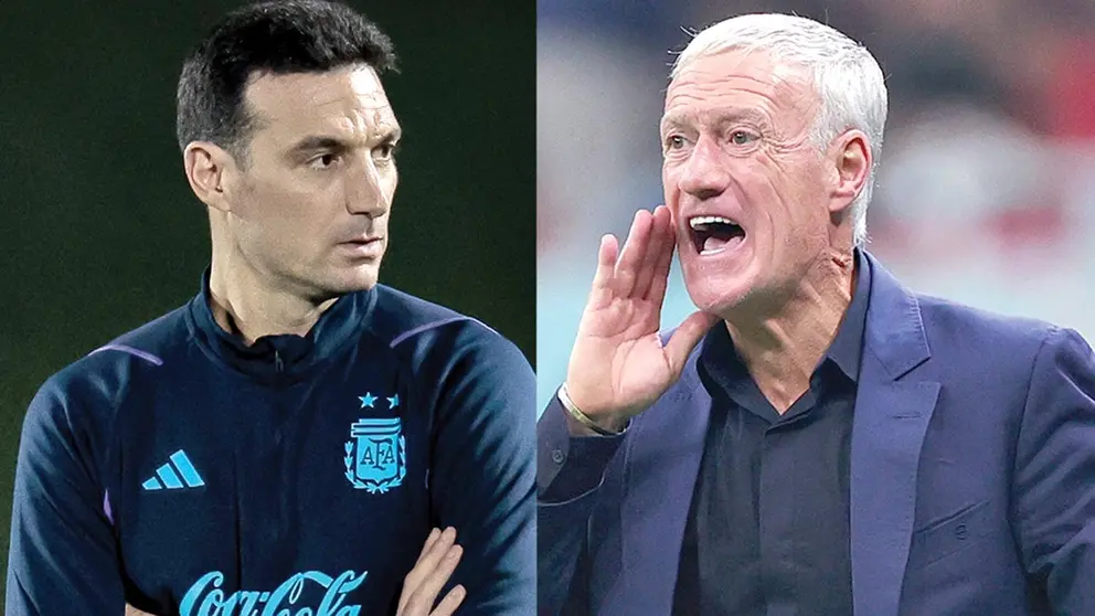 Lionel Scaloni (i) y Didier Deschamps (d) quieren la corona.       EFE