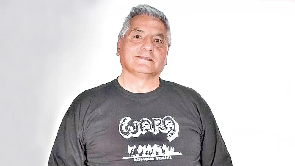 Dante Uzquiano, el integrante del grupo Wara. ARCHIVO