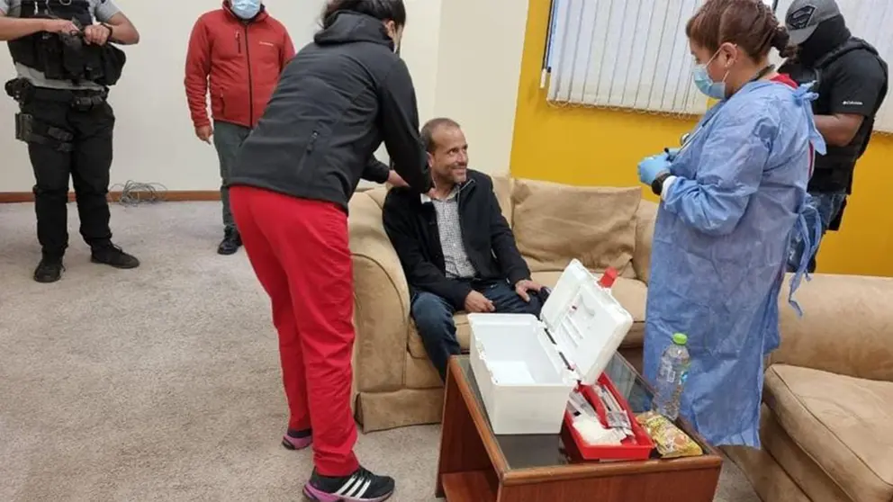 Primera fotograf&iacute;a tomada a Camacho tras su aprehensi&oacute;n. EDUARDO DEL CASTILLO