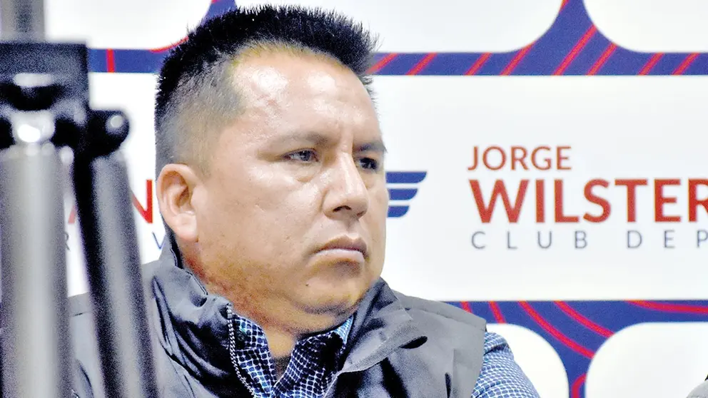 El titular rojo, Gary Soria, en conferencia./ DICO SOL&Iacute;S