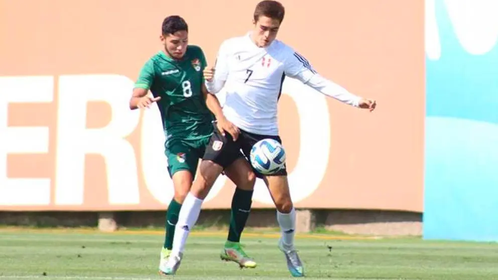 La Selección boliviana Sub-20 empató ante Perú. OXIGENO.BO