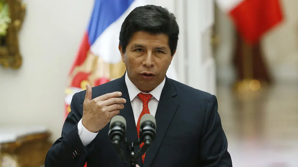 El expresidente de Per&uacute;, Pedro Castillo, en una fotograf&iacute;a de archivo. EFE