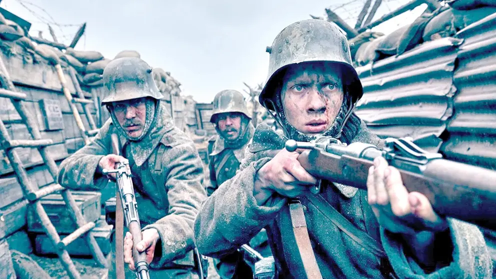 Una escena de la pel&iacute;cula "Sin novedad en el frente", una de las m&aacute;s nominadas en los BAFTA. AGENCIAS