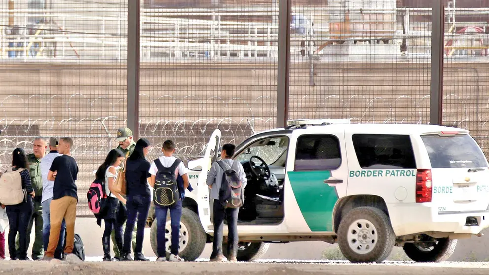 Migrantes deportados de suelo estadounidense.             EFE