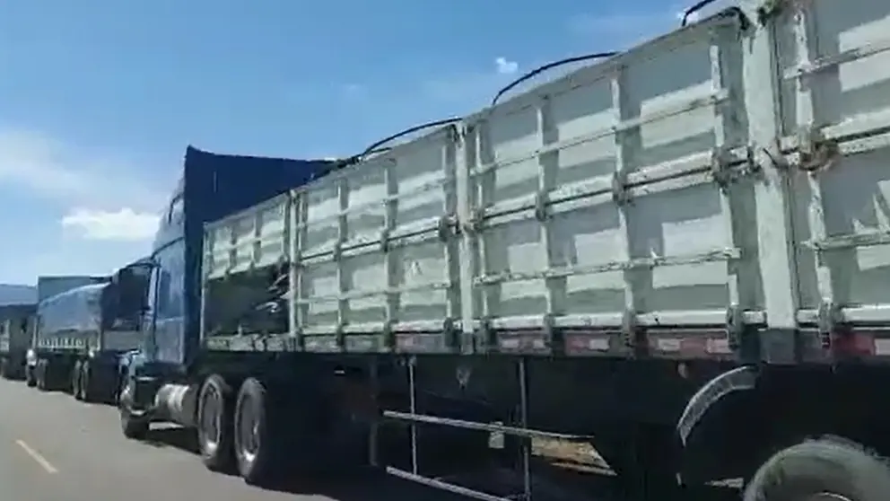 Foto referencial del bloqueo.