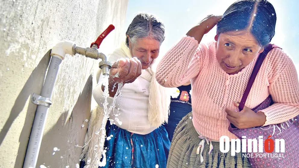 Imagen referencial a la dotaci&oacute;n de agua. NO&Eacute; PORTUGAL