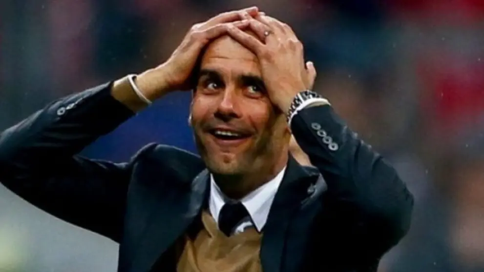 Pep Guardiola, entrenador del Manchester City./ ARCHIVO