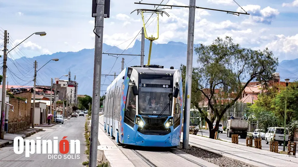 Imagen referencial del tren metropolitano en funcionamiento. DICO SOL&Iacute;S