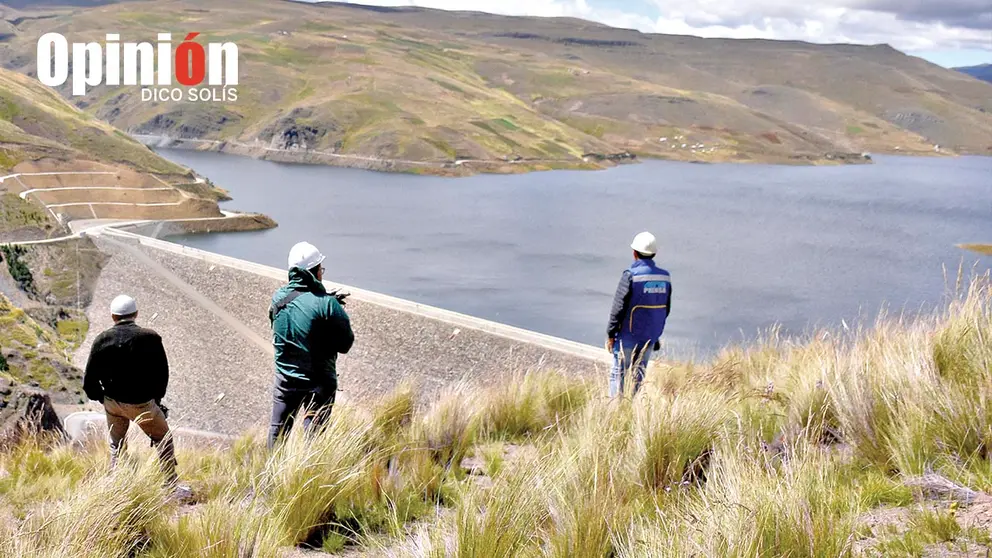 Imagen referencial de la represa de Misicuni. DICO SOL&Iacute;S
