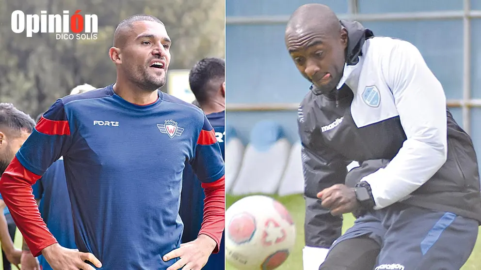 Miguel Bianconi (i) y Oswaldo Blanco (d) se avizoran como cartas de gol para Wilstermann y Aurora en el clásico valluno 154.             DICO SOLÍS