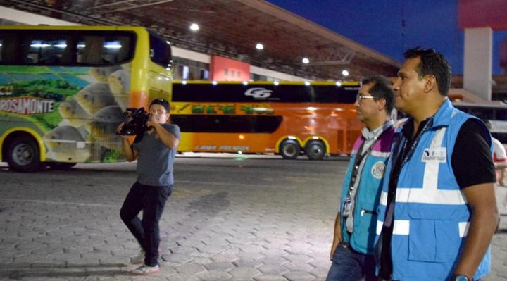 Imagen del Terminal de Buses de La Paz./ BR&Uacute;JULA DIGITAL