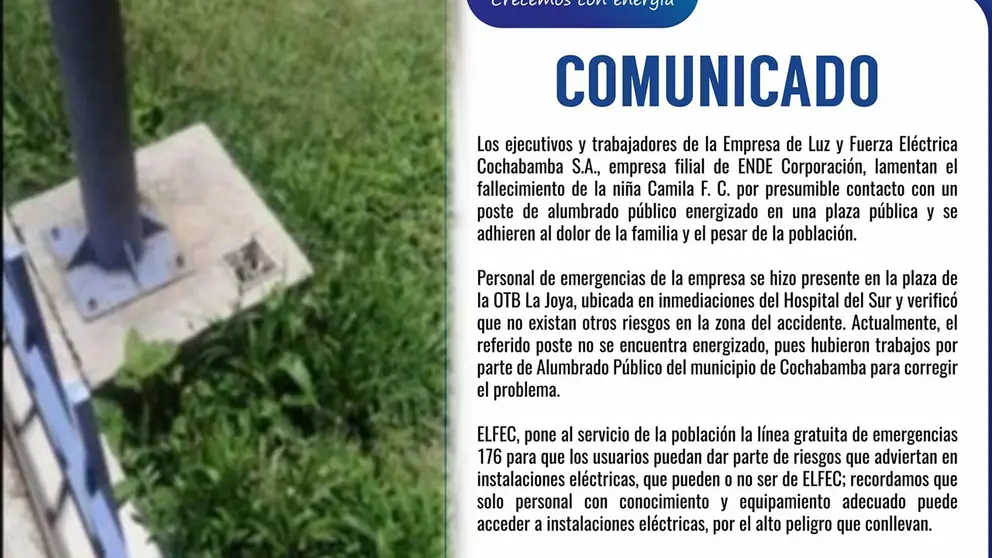 Sobre el comunicado de ELFEC