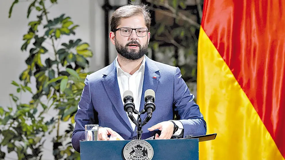 El presidente chileno, Gabriel Boric./ EFE