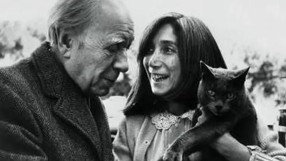 Jorge Luis Borges y Mar&iacute;a Kodama se casaron en 1986, meses antes de la muerte del autor de 'Ficciones'./ SPUTNIK