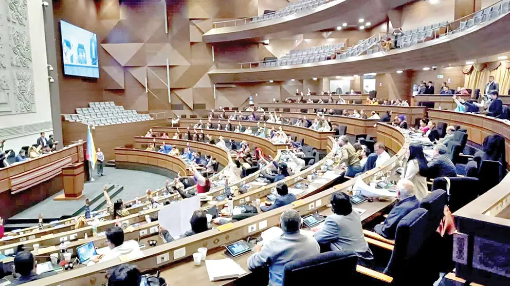 La Asamblea Legislativa est&aacute; a cargo de la preselecci&oacute;n de candidatos para las elecciones judiciales./ ABI