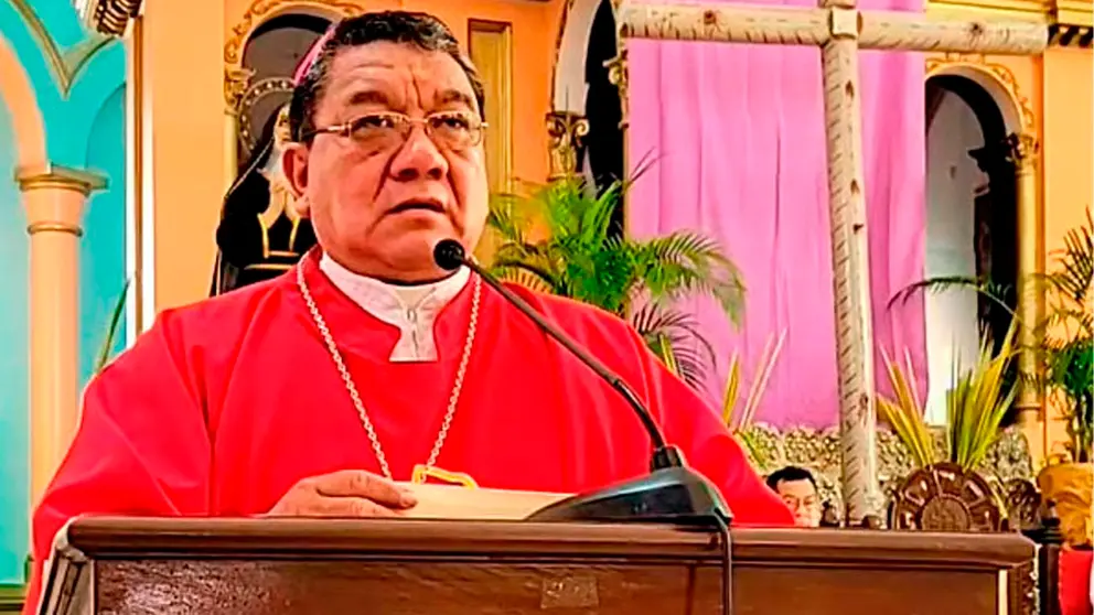El obispo de Beni y presidente de la Conferencia Episcopal Boliviana, Monse&ntilde;or Aurelio Pesoa. CEB