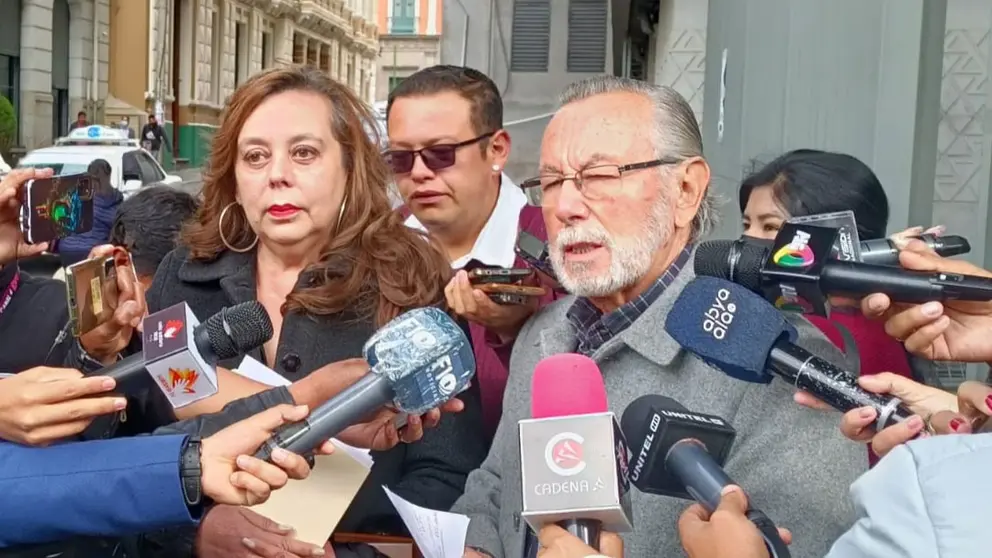 Juan del Granado, uno de los promotores de la cruzada para cambiar la Justicia mediante un referendo. ERBOL