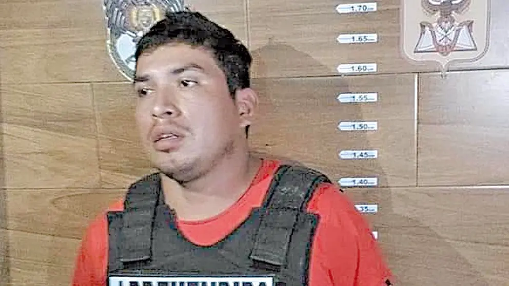 Ovidio Robles, sentenciado por el asesinato del sargento Oliver Mendoza./ POLIC&Iacute;A