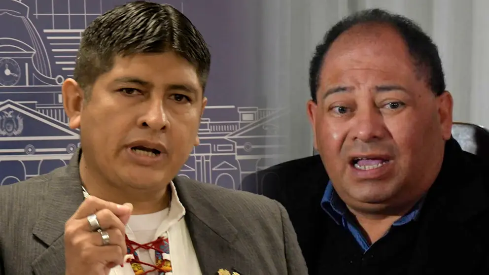 El diputado del MAS, Rolando Cuellar y el exministro de Gobierno, Carlos Romero./ COMPOSICI&Oacute;N OPINI&Oacute;N
