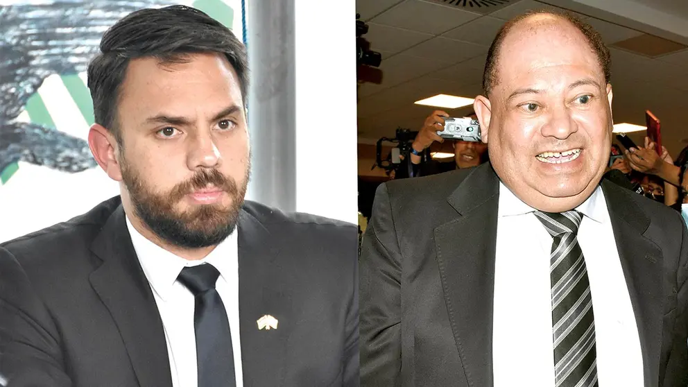 El ministro de Gobierno, Eduardo Del Castillo, y el exministro Carlos Romero./ NO&Eacute; PORTUGAL-APG