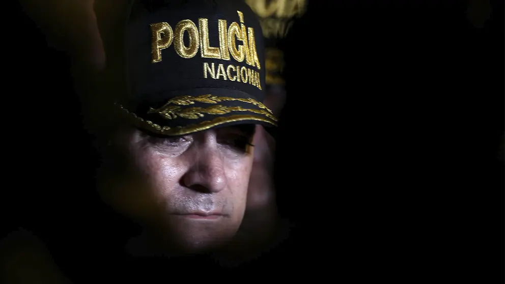 El comandante general de la Polic&iacute;a de Ecuador, Fausto Salinas, en una fotograf&iacute;a de archivo./ EFE