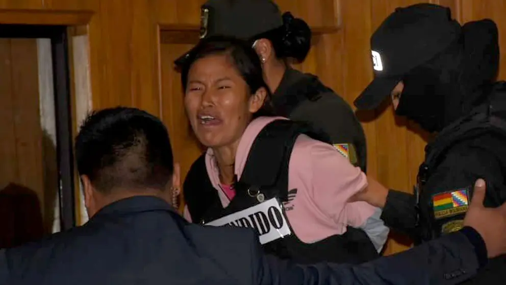 Elizabeth M., de 25 a&ntilde;os, supuesta secuestradora y asesina de una ni&ntilde;a de 7 a&ntilde;os en Coripata. MINISTERIO DE GOBIERNO